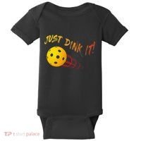 Just Dink It Funny Pickleball Baby Bodysuit thumb 0