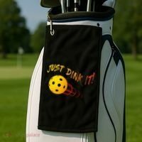 Just Dink It Funny Pickleball Golf Towel thumb 2