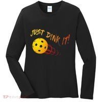 Just Dink It Funny Pickleball Women's Long Sleeve Shirt thumb 0