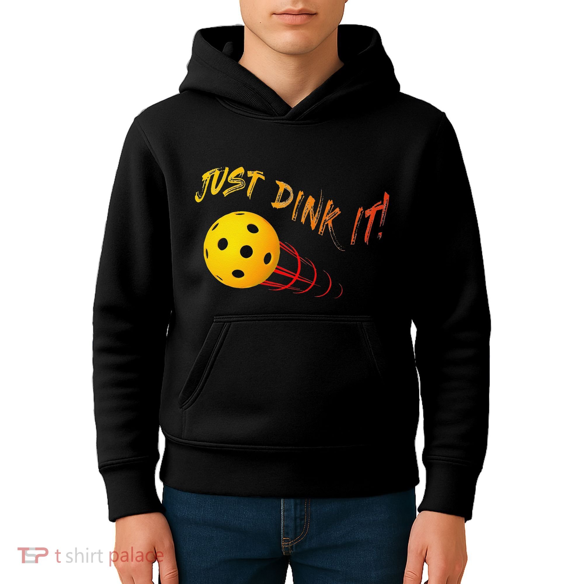 Just Dink It Funny Pickleball Kids Hoodie