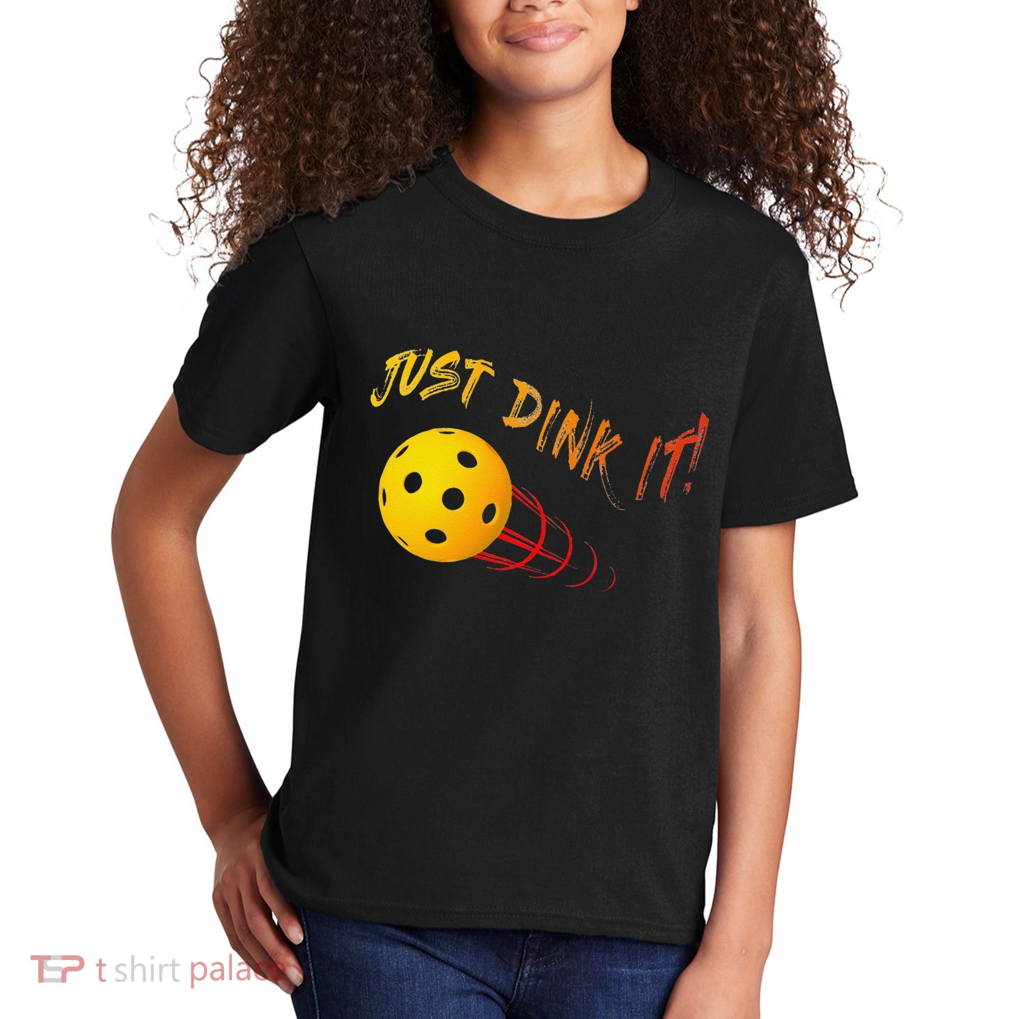 Just Dink It Funny Pickleball Kids T-Shirt