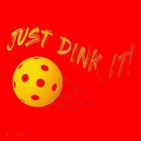 Just Dink It Funny Pickleball Santa Hat thumb 1