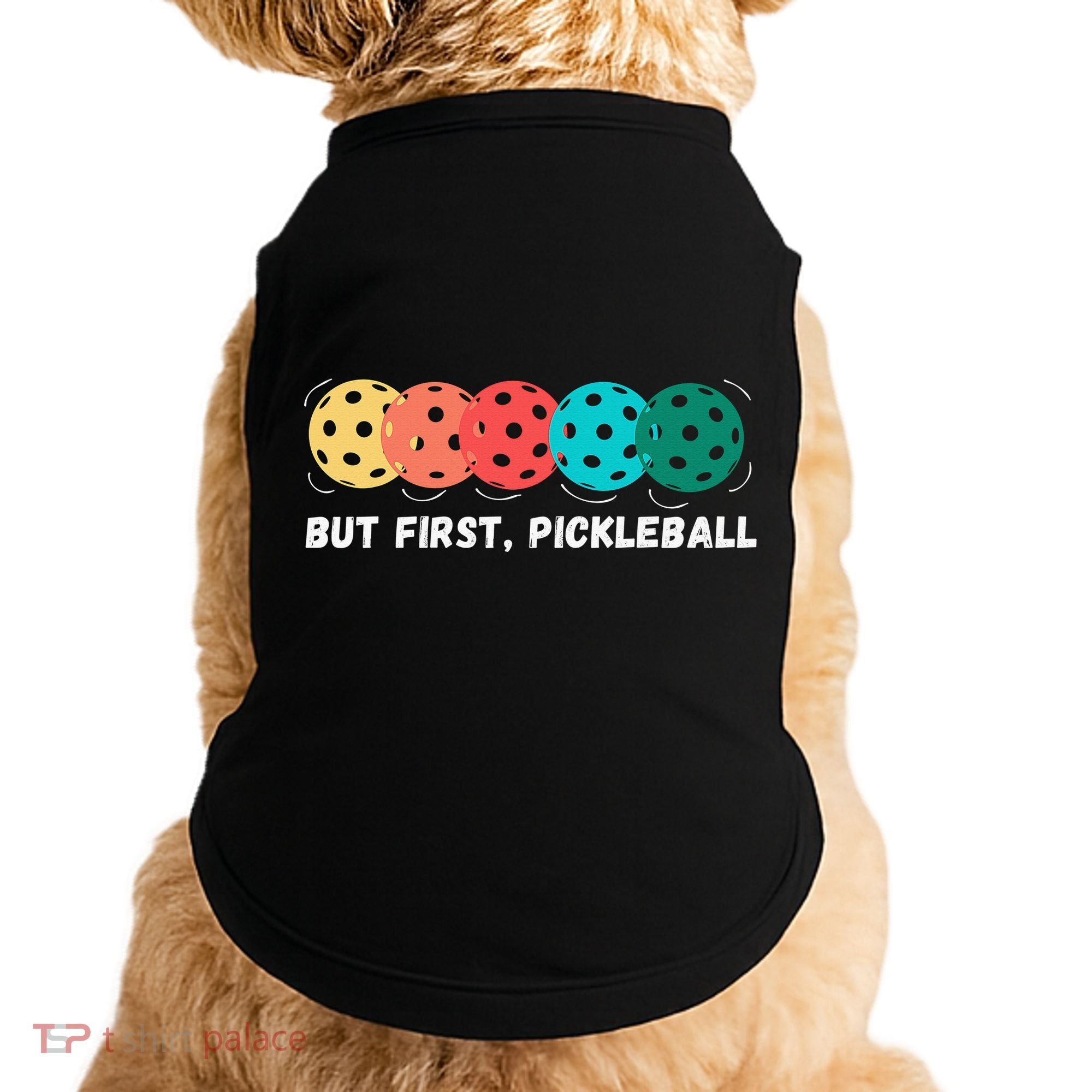Just Dink It Funny Pickleball Pickle Ball Doggie Tank