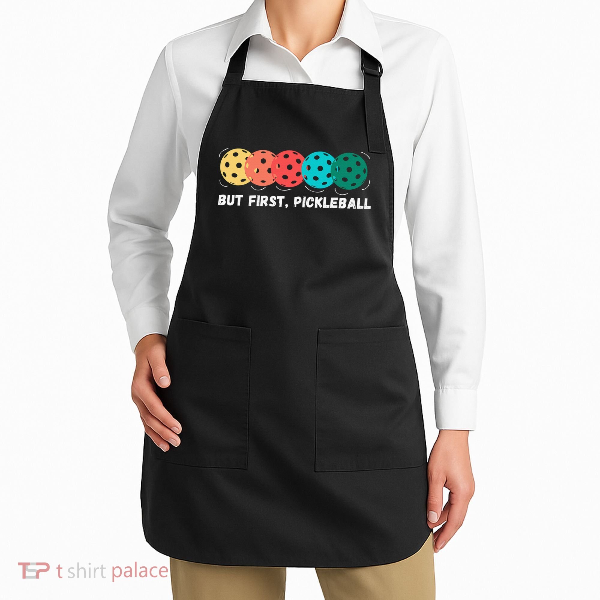 Just Dink It Funny Pickleball Pickle Ball Apron