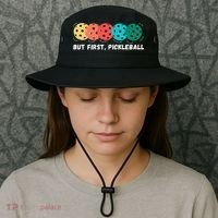 Just Dink It Funny Pickleball Pickle Ball Bucket Hat thumb 3