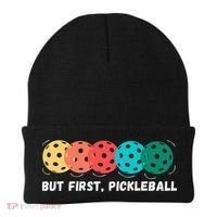 Just Dink It Funny Pickleball Pickle Ball Beanie thumb 0