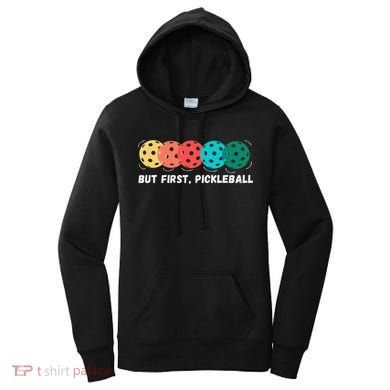 Just Dink It Funny Pickleball Pickle Ball Women's Hoodie
