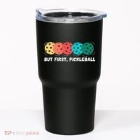 Just Dink It Funny Pickleball Pickle Ball Tumbler thumb 0