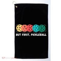 Just Dink It Funny Pickleball Pickle Ball Golf Towel thumb 0