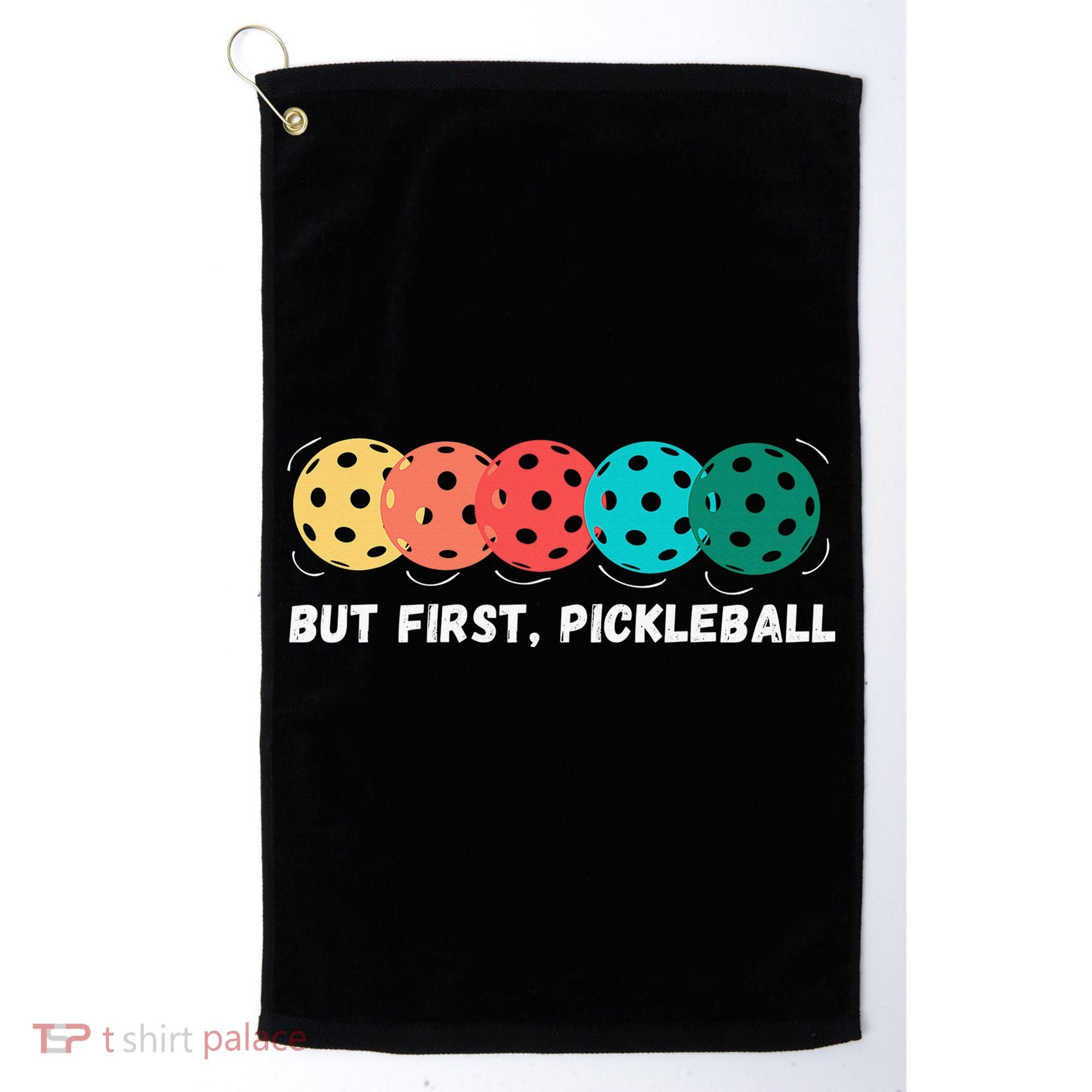 Just Dink It Funny Pickleball Pickle Ball Golf Towel