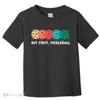 Just Dink It Funny Pickleball Pickle Ball Toddler T-Shirt thumb 0