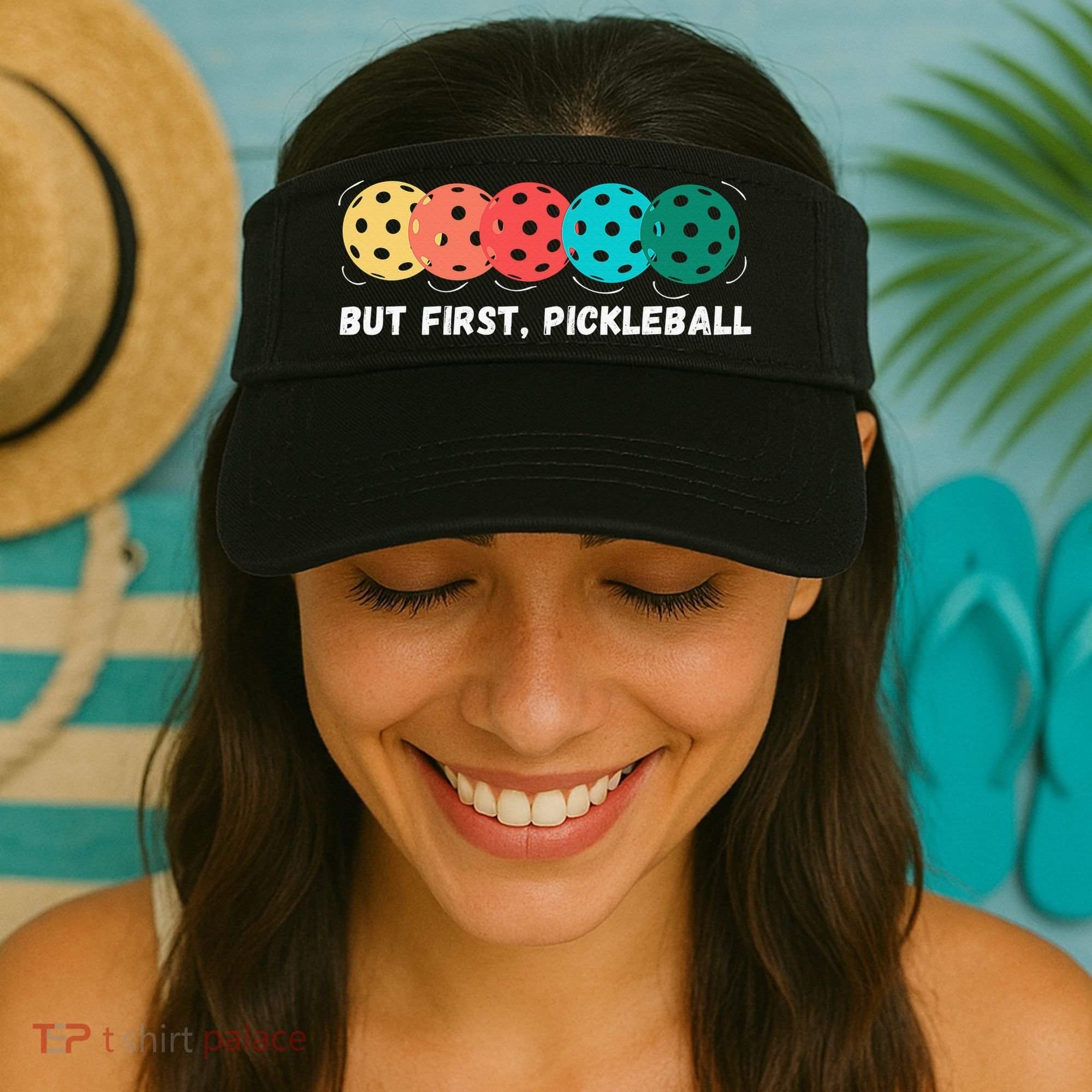 Just Dink It Funny Pickleball Pickle Ball Visor