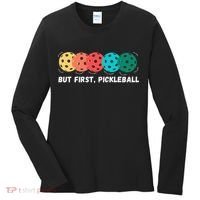 Just Dink It Funny Pickleball Pickle Ball Women's Long Sleeve Shirt thumb 0