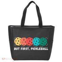 Just Dink It Funny Pickleball Pickle Ball Tote Bag thumb 0