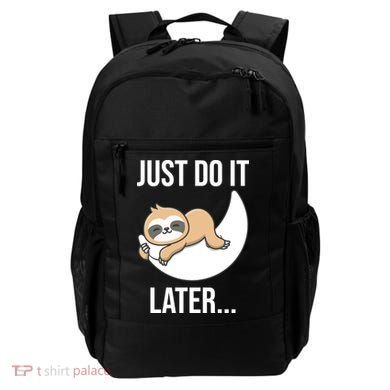 Just Do It Later Sloth Backpack
