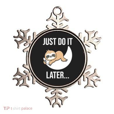 Just Do It Later Sloth Ornament