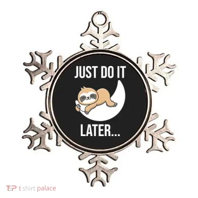 Just Do It Later Sloth Ornament