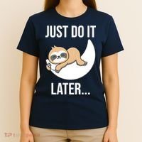 Just Do It Later Sloth T-Shirt thumb 4