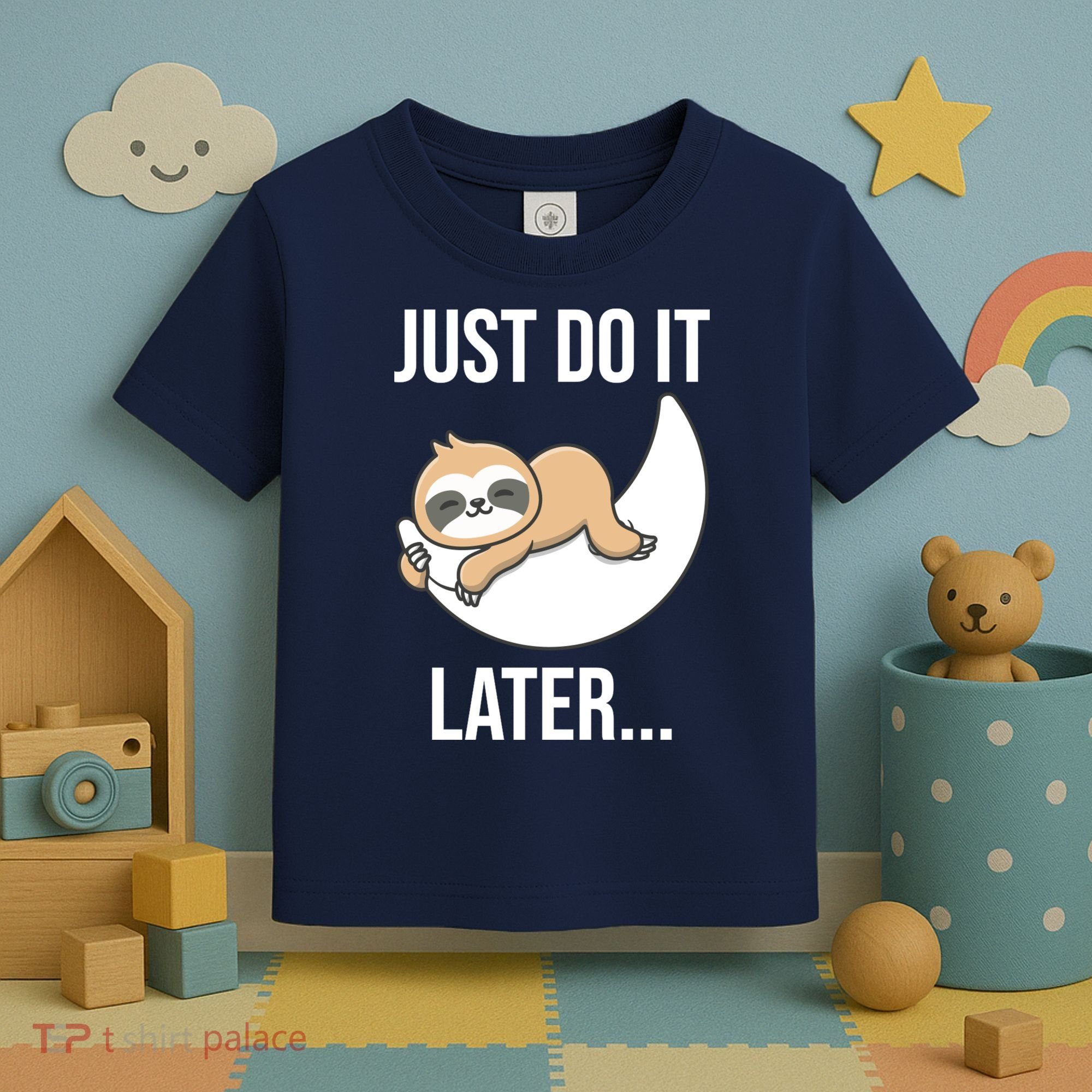Just Do It Later Sloth Toddler T-Shirt