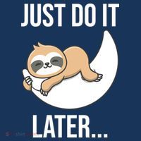 Just Do It Later Sloth Women's T-Shirt thumb 6