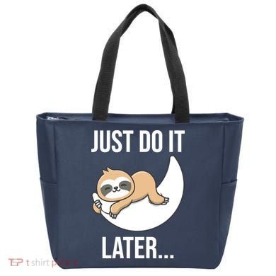 Just Do It Later Sloth Tote Bag