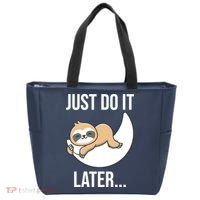 Just Do It Later Sloth Tote Bag thumb 0