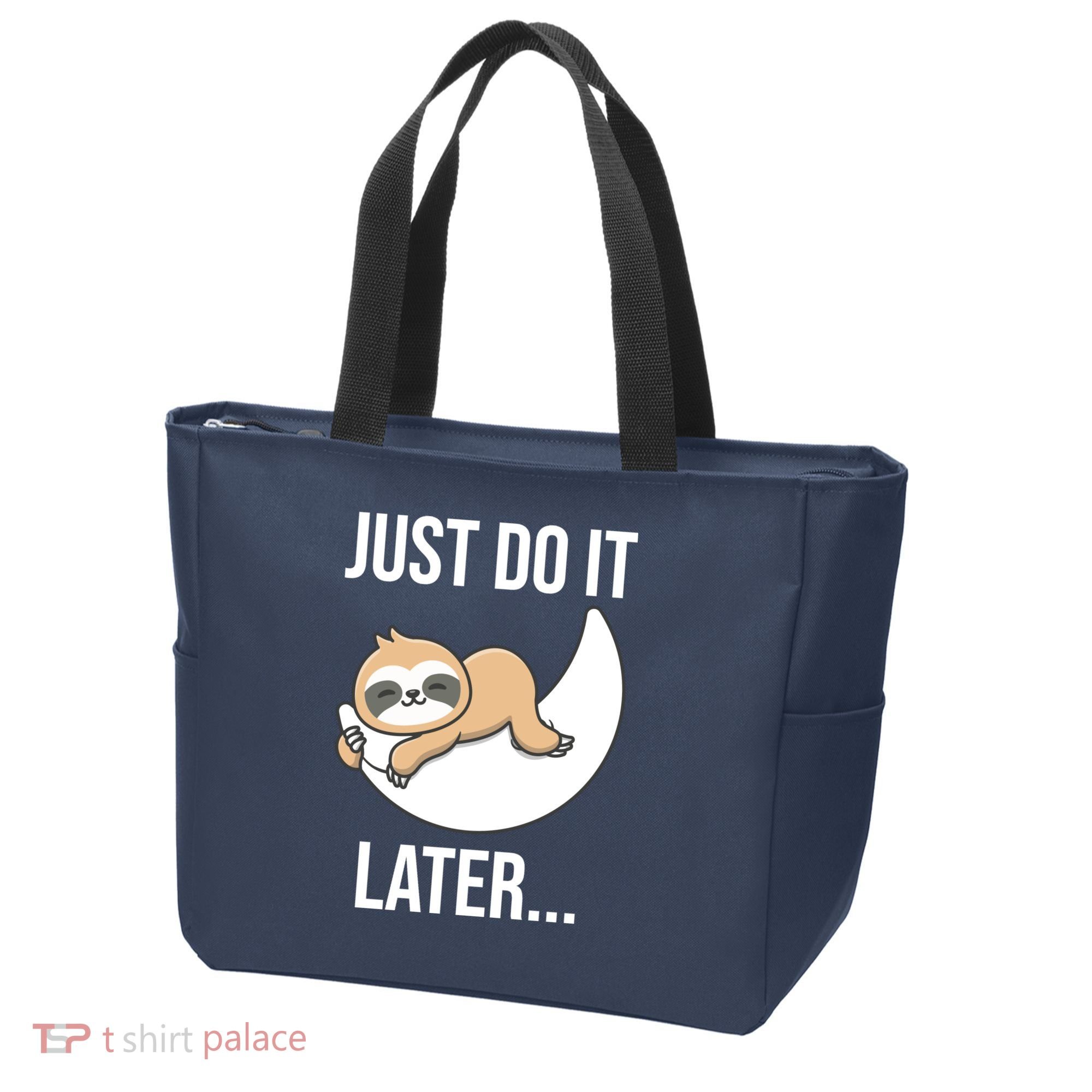 Just Do It Later Sloth Tote Bag