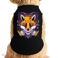Japanese Digital Kitune Fox With Headphone Doggie Tank thumb 0