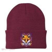 Japanese Digital Kitune Fox With Headphone Beanie thumb 0
