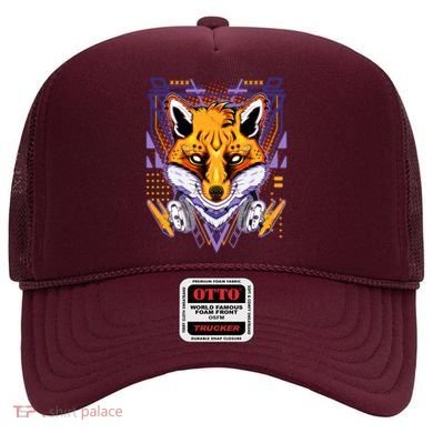 Japanese Digital Kitune Fox With Headphone Hat