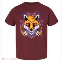 Japanese Digital Kitune Fox With Headphone Toddler T-Shirt thumb 0