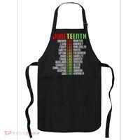 Juneteenth Dream Like Leaders Black Apron thumb 0