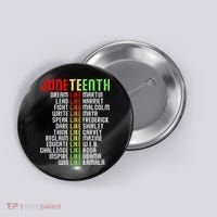 Juneteenth Dream Like Leaders Black Button thumb 0