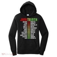 Juneteenth Dream Like Leaders Black Women's Hoodie thumb 0