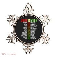 Juneteenth Dream Like Leaders Black Ornament thumb 0