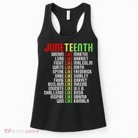 Juneteenth Dream Like Leaders Black Women's Tank Top thumb 0