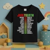 Juneteenth Dream Like Leaders Black Toddler T-Shirt thumb 3
