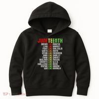 Juneteenth Dream Like Leaders Black Kids Hoodie thumb 0