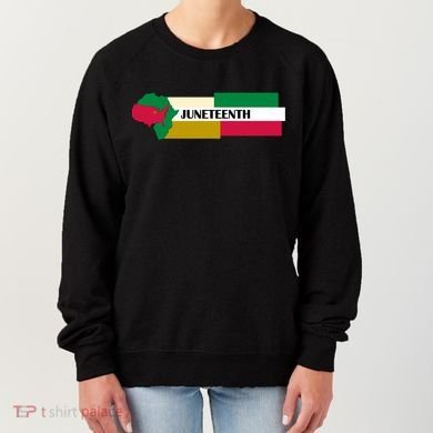 Juneteenth Day Map Women's Sweatshirt