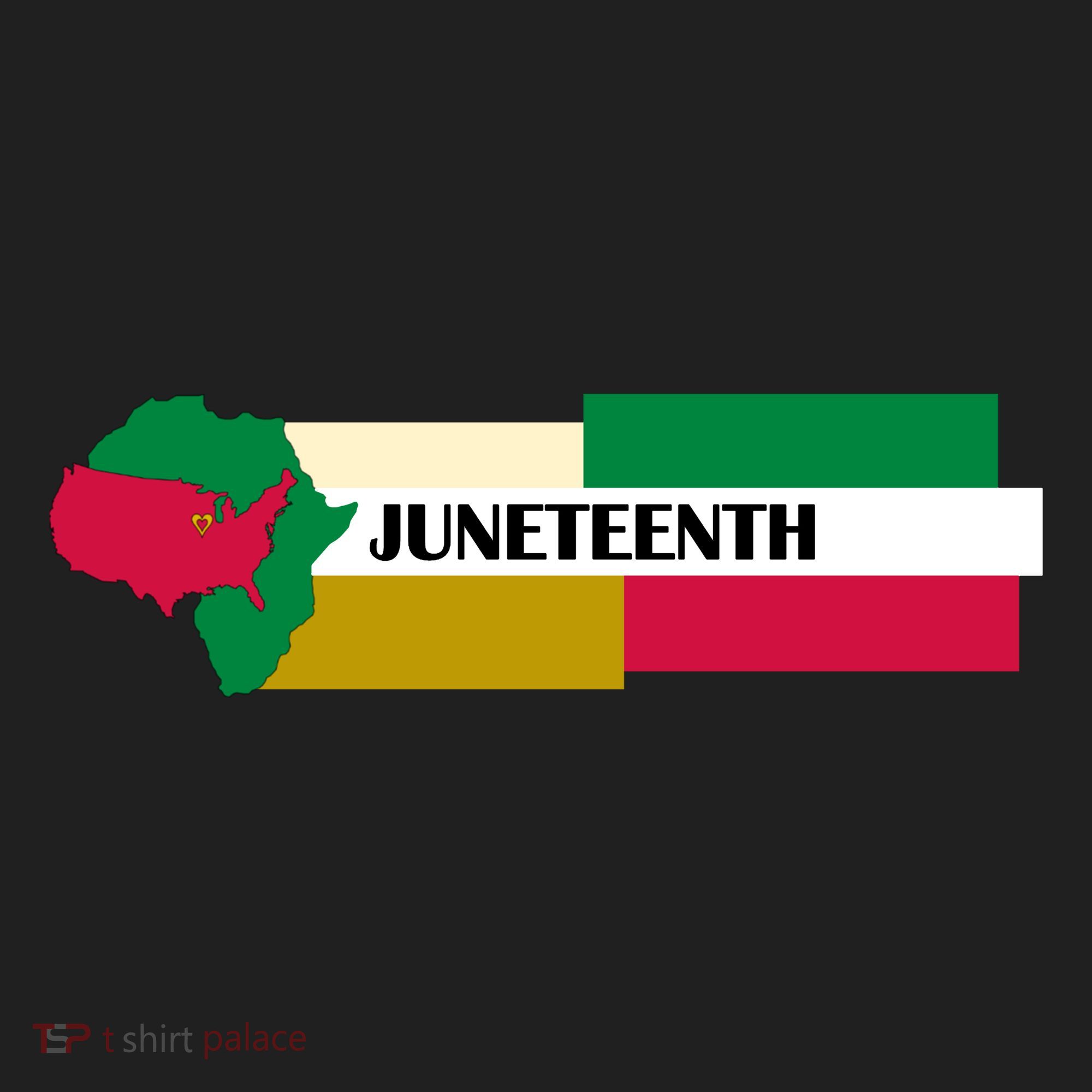 Juneteenth Day Map Women's Sweatshirt