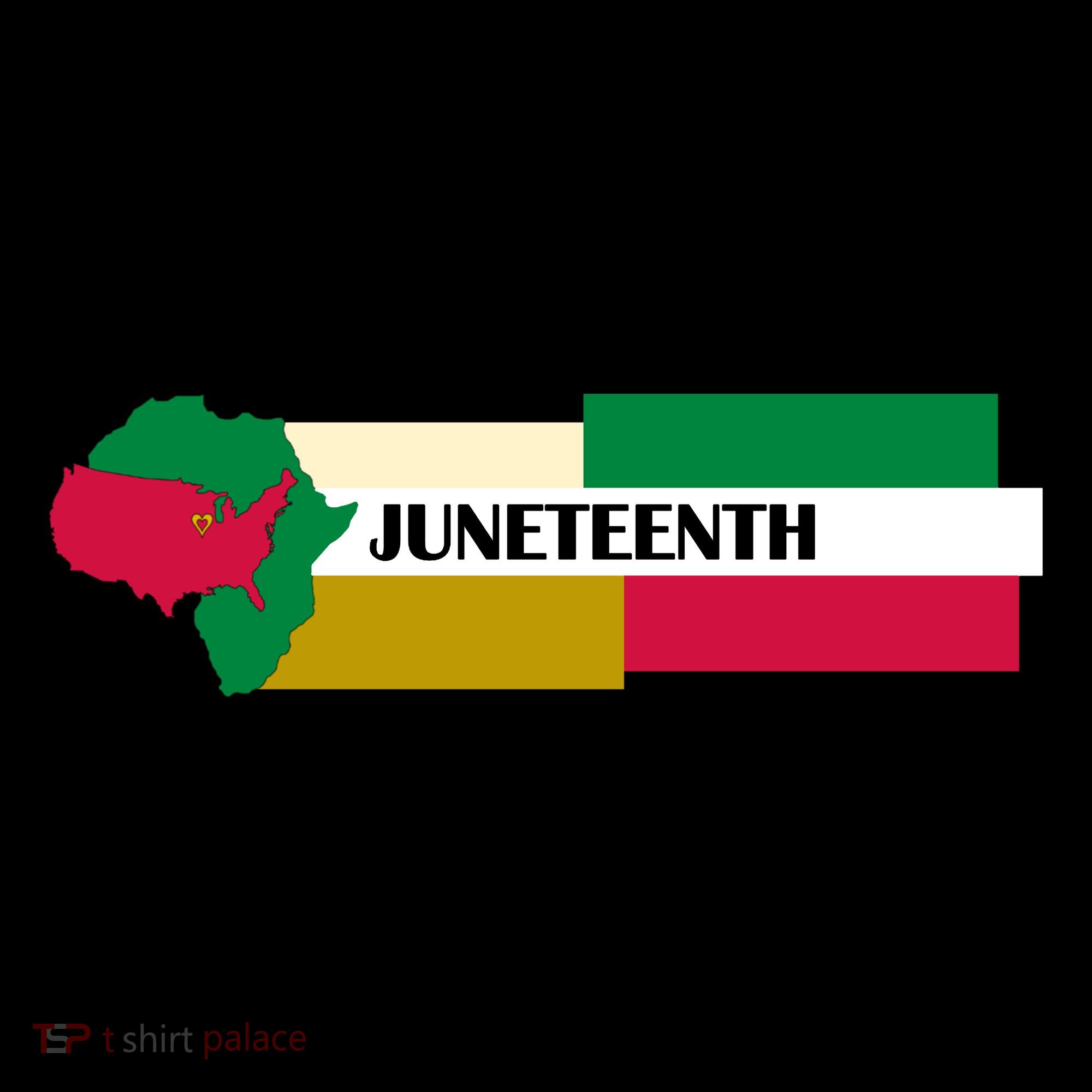 Juneteenth Day Map Coaster