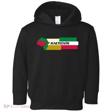 Juneteenth Day Map Toddler Hoodie