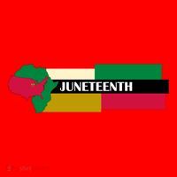 Juneteenth Day Map Santa Hat thumb 1