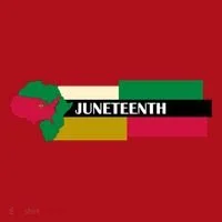 Juneteenth Day Map Christmas Stocking thumb 1