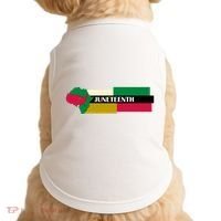 Juneteenth Day Map Doggie Tank thumb 0
