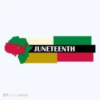 Juneteenth Day Map Doggie Tank thumb 4
