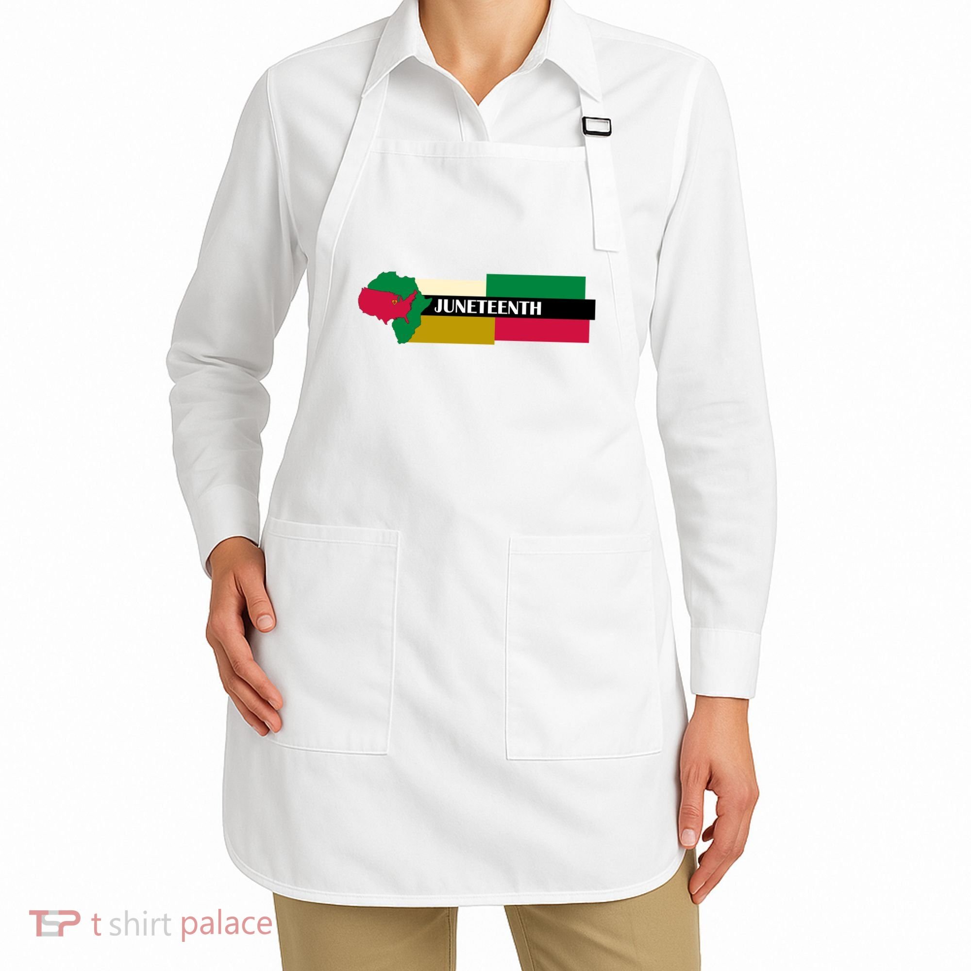 Juneteenth Day Map Apron