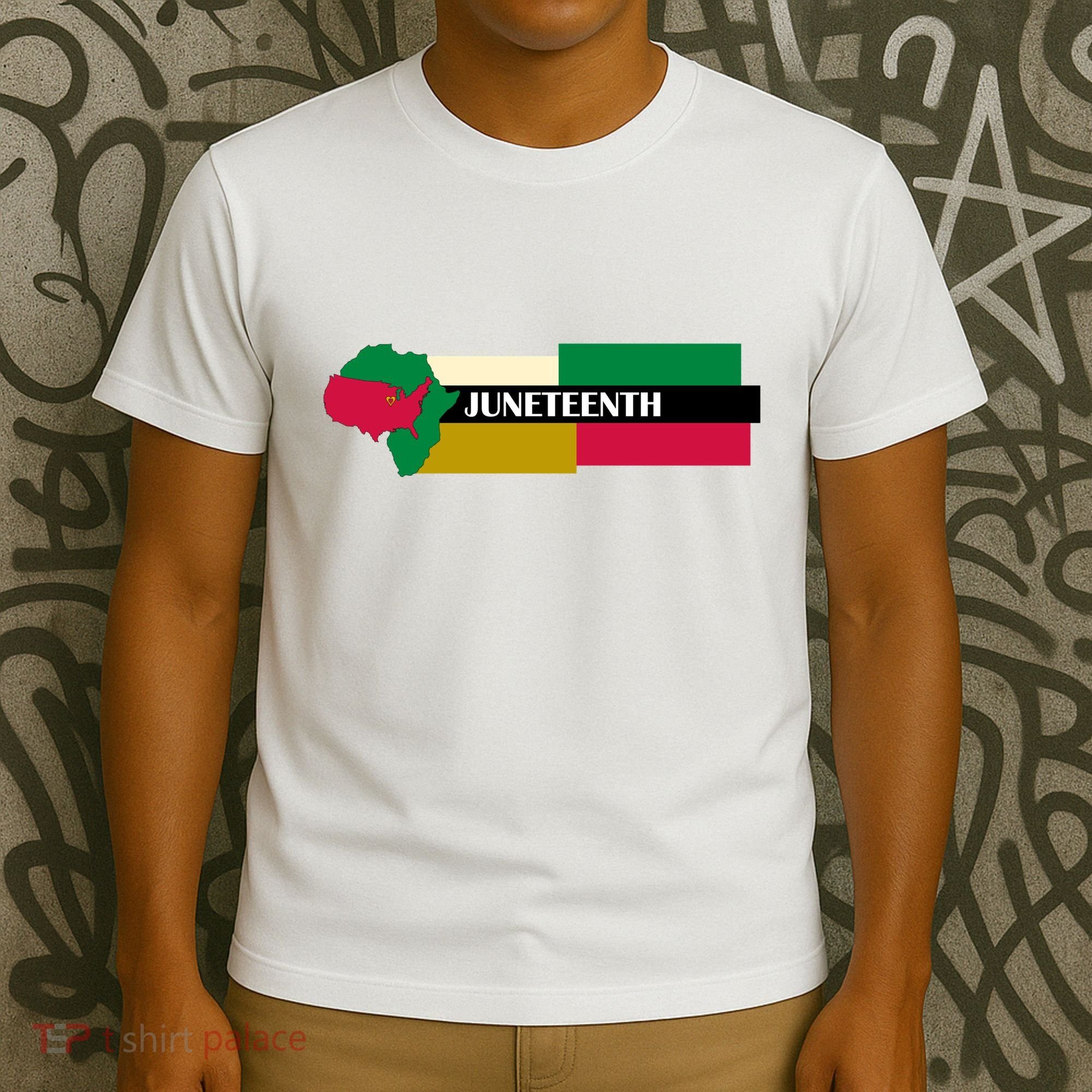 Juneteenth Day Map T-Shirt