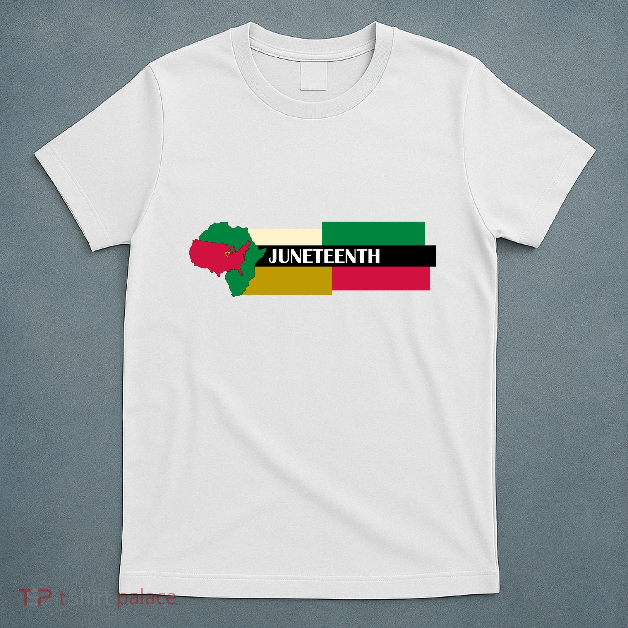 Juneteenth Day Map T-Shirt