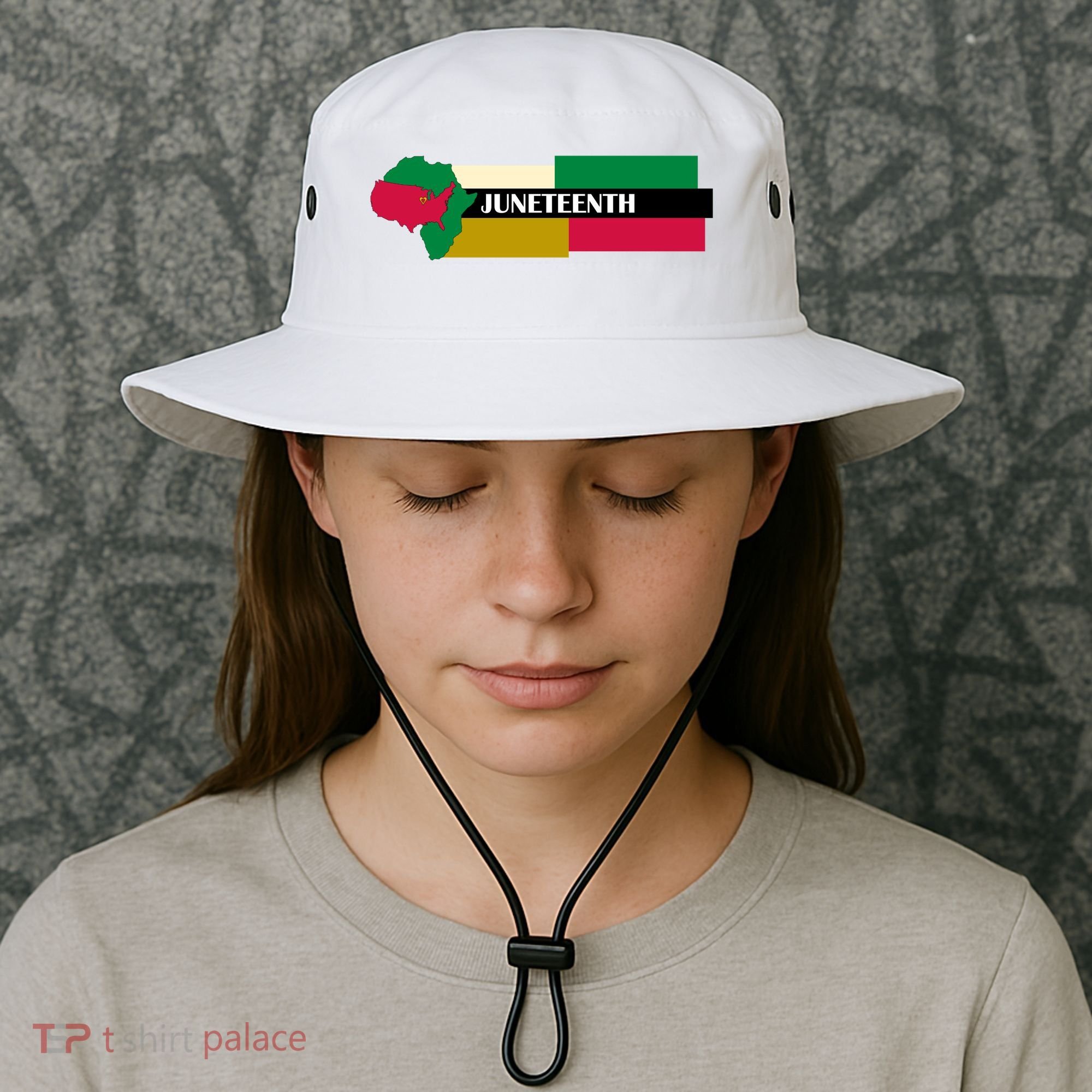 Juneteenth Day Map Bucket Hat